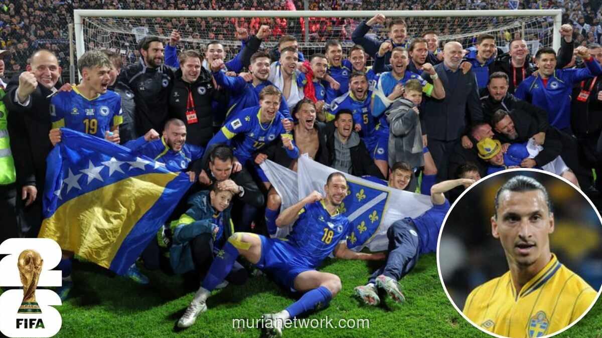 Zlatan Ibrahimović Menangis Haru Lihat Bosnia Lolos ke Babak 32 Besar Piala Dunia 2026
