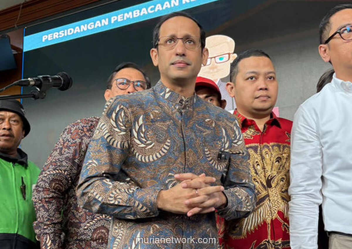 Nadiem Makarim Jalani Sidang Vonis Korupsi Laptop Chromebook, Kuasa Hukum Yakin Bebas