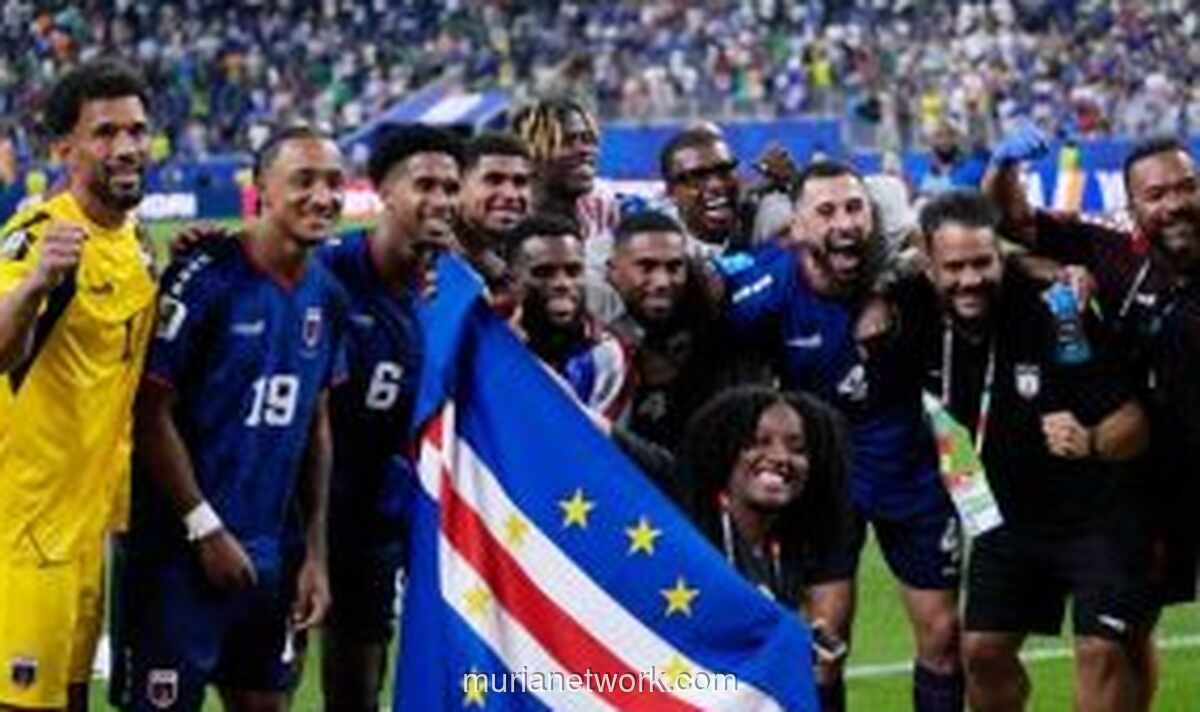 Tanjung Verde Lolos ke 32 Besar Piala Dunia 2026, Tantang Argentina di Miami
