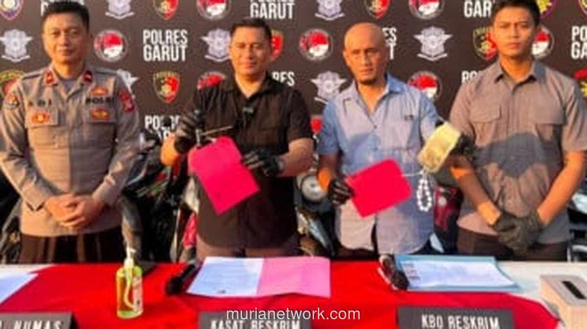 Polres Garut Tangkap Buron Spesialis Curanmor, 17 Sepeda Motor Disita