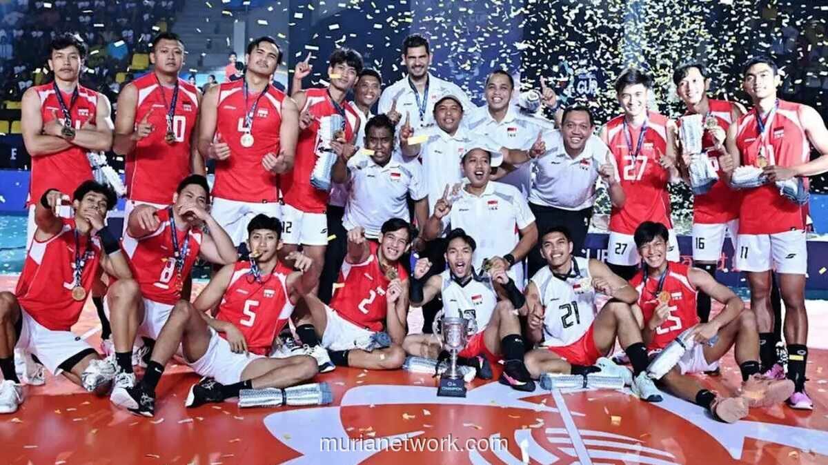 Sejarah Baru: Tim Voli Putra Indonesia Juara AVC Cup 2026 Usai Kalahkan Korea Selatan