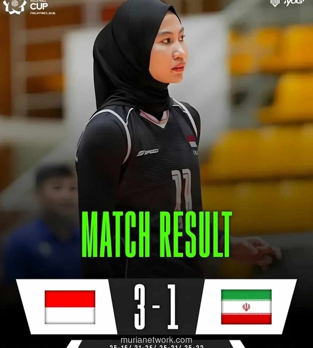 Timnas Voli Putri Indonesia Kalahkan Iran 3-1 di Laga Perdana AVC Cup 2026