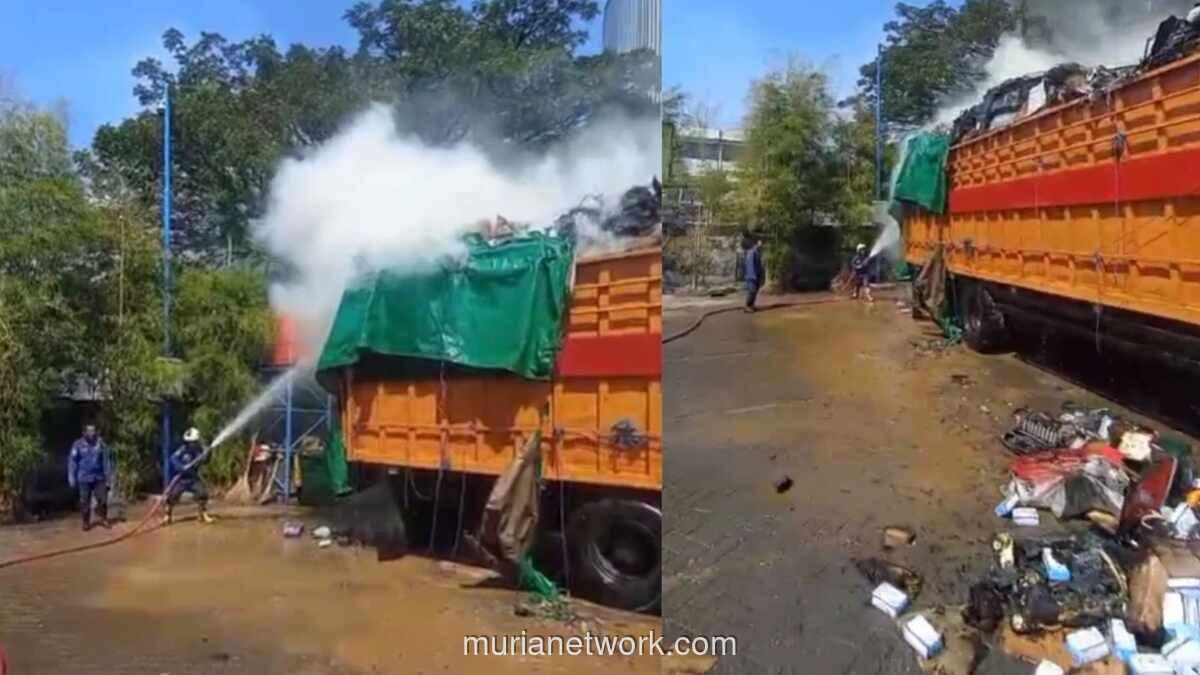 Truk Fuso Terbakar di Pelabuhan Makassar, Muatan Barang Retur Toko Online