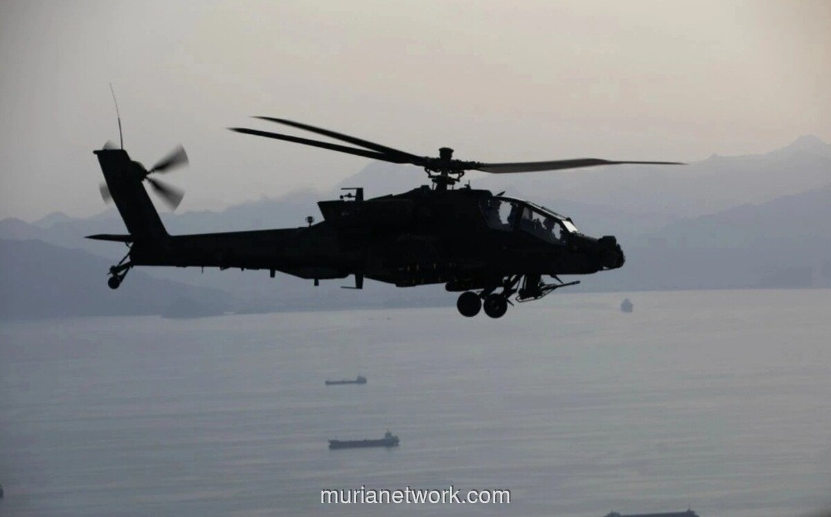 Trump Klaim Iran Tembak Jatuh Helikopter Apache AS di Selat Hormuz, Dua Pilot Selamat