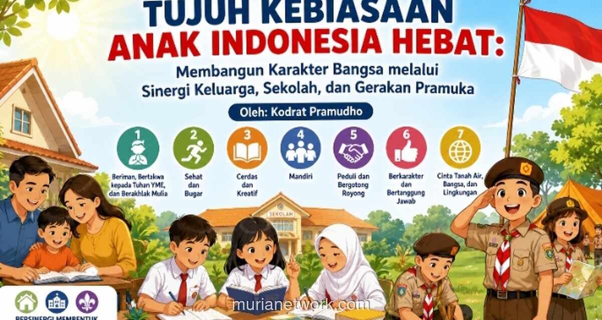Kemendikdasmen Luncurkan Gerakan Tujuh Kebiasaan Anak Indonesia Hebat, Integrasikan Pramuka dan Peran Orang Tua demi Bangun Karakter Bangsa