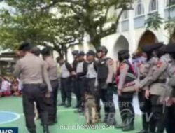 Enam Anjing Pelacak Polda Riau Jalani Latihan Rutin Deteksi Narkoba dan Senjata Tajam