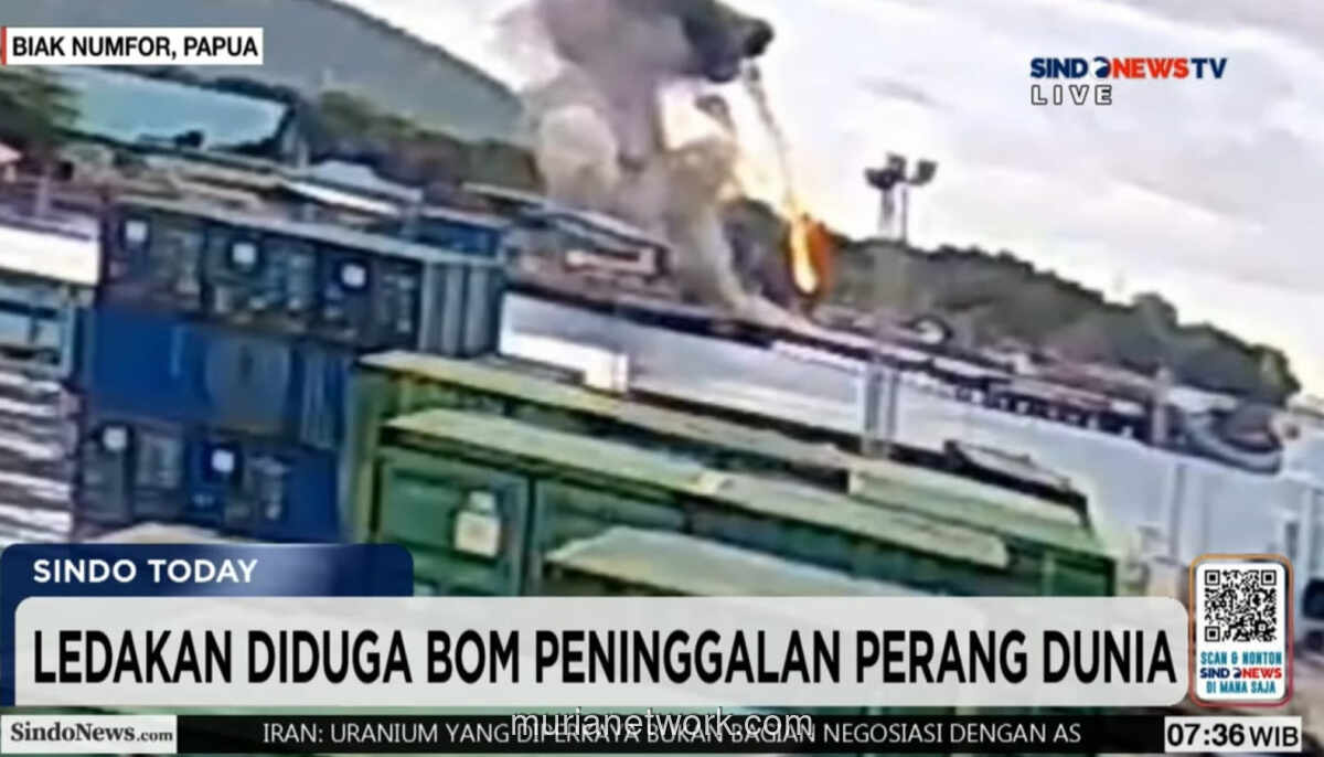 Ledakan Bom Peninggalan Perang Dunia II di Biak Tewaskan Lima Orang, 55 Warga Mengungsi