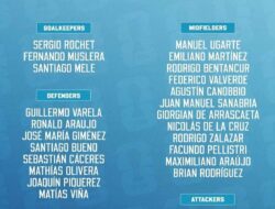 Uruguay Umumkan 26 Pemain Piala Dunia 2026, Luis Suáres Absen
