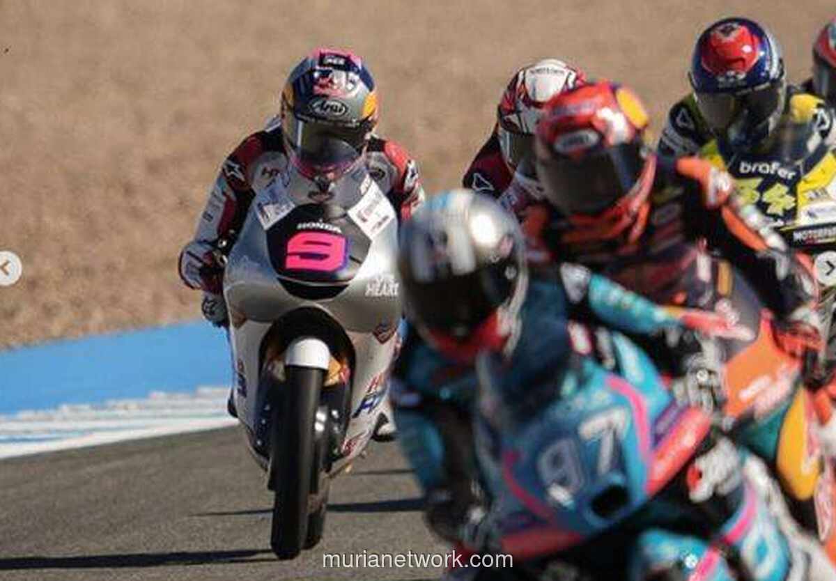 Veda Ega Pratama Jadi Satu-satunya Pembalap Honda di Tiga Besar Klasemen Moto3 2026