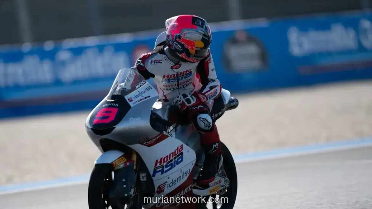Veda Ega Pratama Gagal Finis di Assen, Posisi Rookie of the Year Terancam
