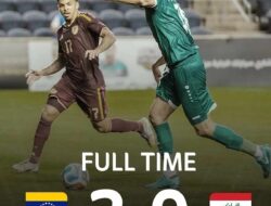 Venezuela Kalahkan Irak 2-0 di Laga Uji Coba, Duet Cásseres Jr. dan Ramírez Bersinar
