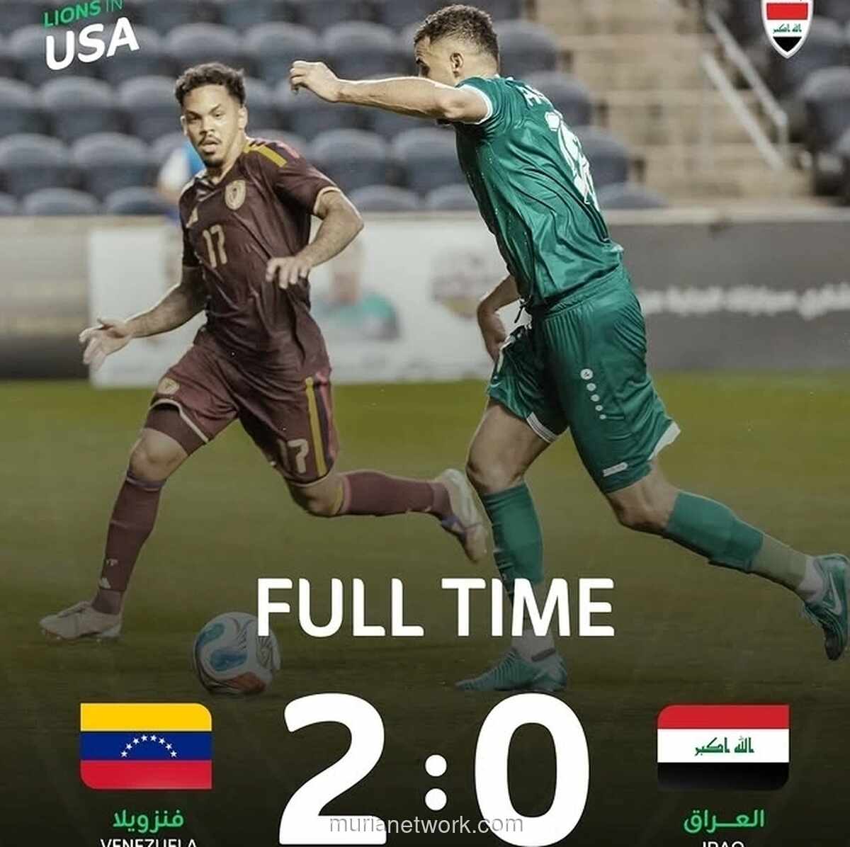 Venezuela Kalahkan Irak 2-0 di Laga Uji Coba, Duet Cásseres Jr. dan Ramírez Bersinar
