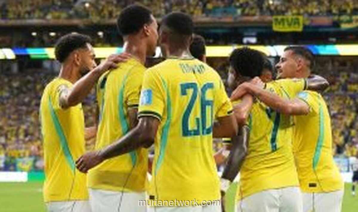 Vinicius Jr Cetak Dua Gol, Brasil Hajar Skotlandia 3-0 dan Lolos ke 32 Besar Piala Dunia 2026