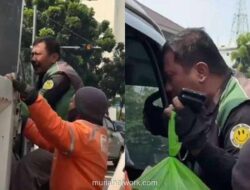 Pengemudi Ojol Histeris Saat Motornya Diangkut dalam Operasi Parkir Liar di Jakarta Timur