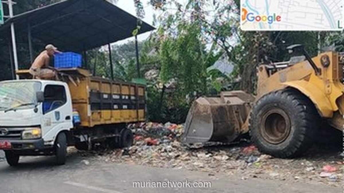 Gunungan Sampah di TPS Tanah Baru Depok Meluber, DLHK Sebut Keterbatasan Armada Jadi Kendala