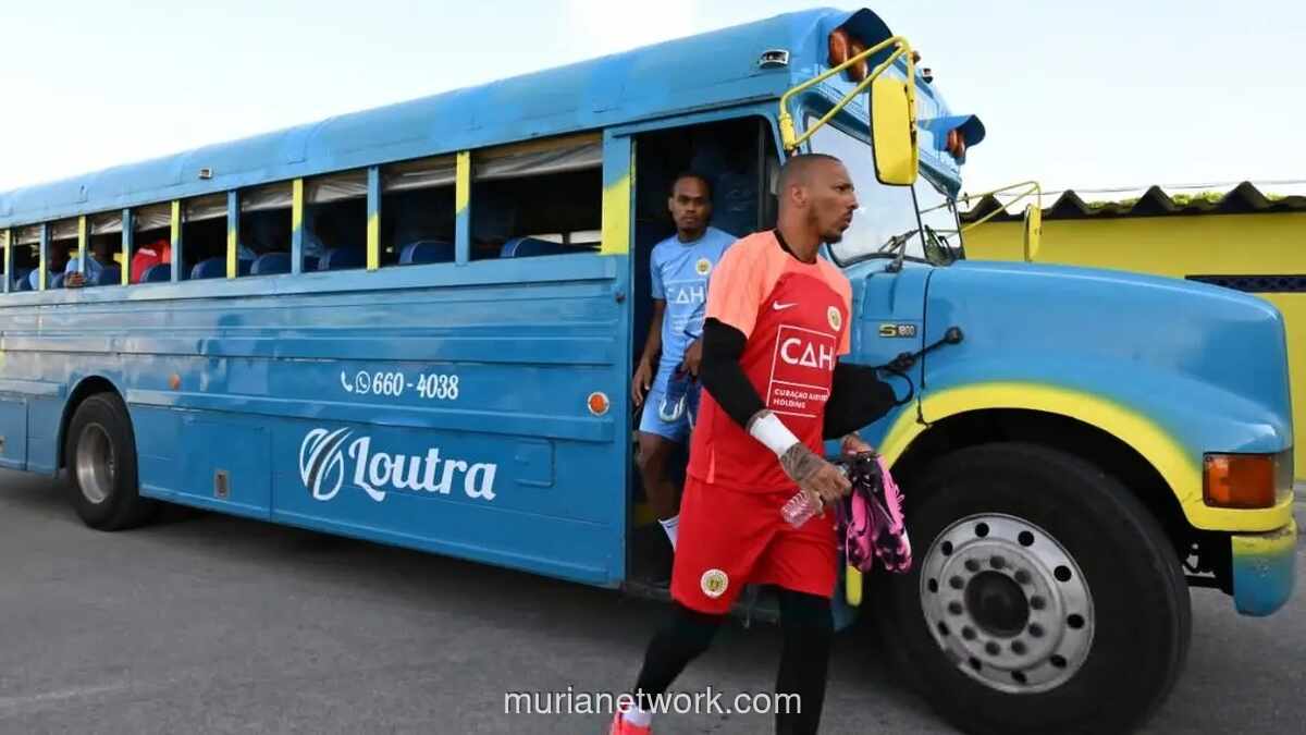 Timnas Curacao ke Piala Dunia 2026, Pemain Dijemput Bus Sekolah Tua Tanpa Jendela