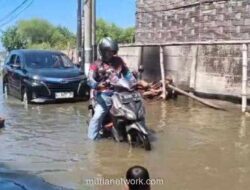 Banjir Rob Rendam Lima Desa di Sedati Sidoarjo, 500 Hektare Tambak Rusak Parah
