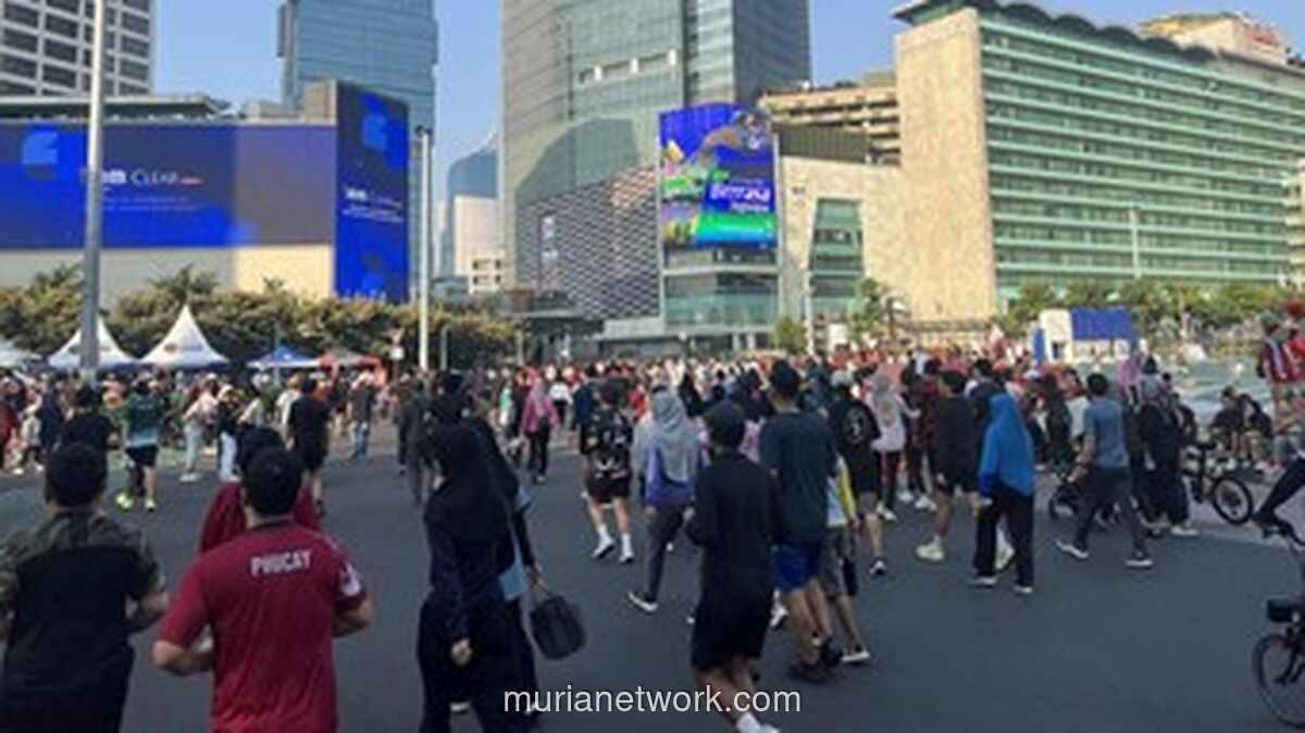 Ribuan Warga Padati CFD Bundaran HI, CFD Rasuna Said Kini Jadi Alternatif Baru Akhir Pekan