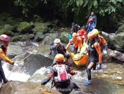 Wisatawan Tenggelam di Curug Ciparay Bogor, Ditemukan Tewas dengan Kaki Tersangkut Batu