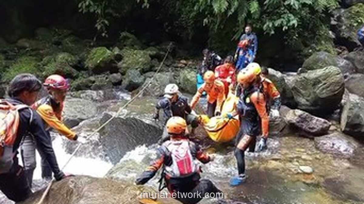 Wisatawan Tenggelam di Curug Ciparay Bogor, Ditemukan Tewas dengan Kaki Tersangkut Batu