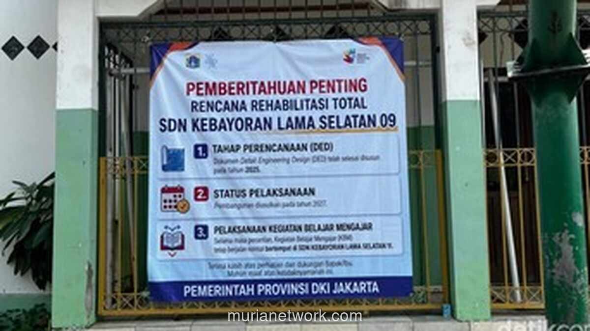 SDN Kebayoran Lama Selatan 09 Roboh Dua Tahun Lalu, Nasib Perbaikan Tak Jelas