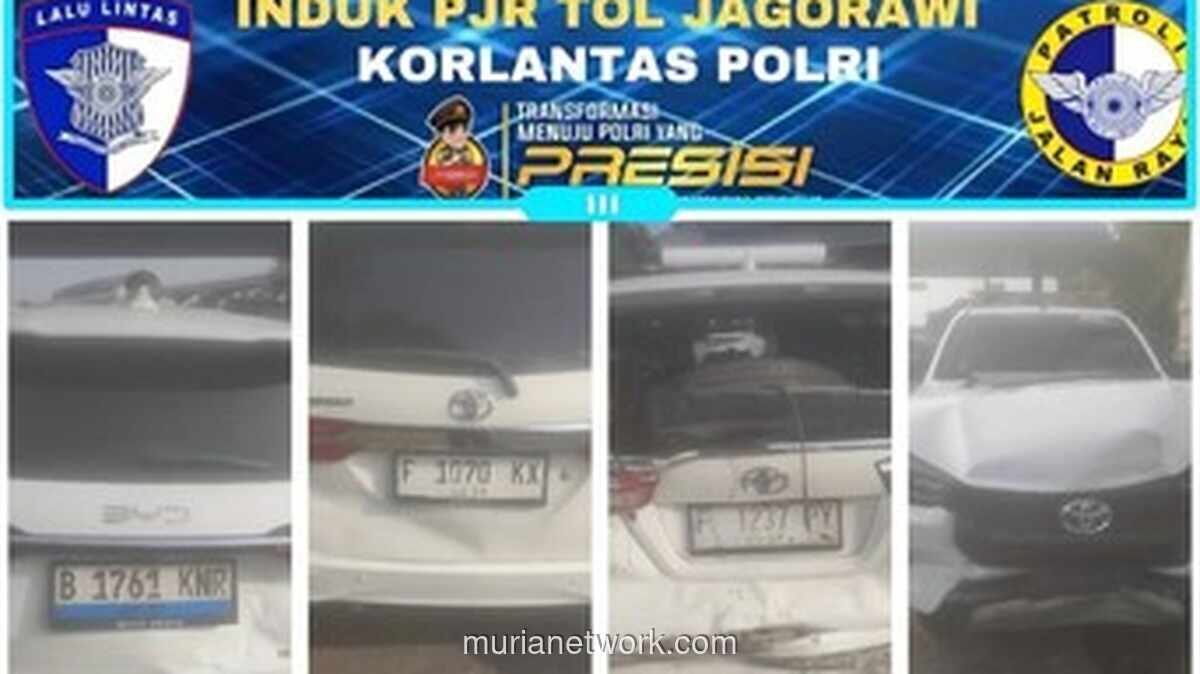 Empat Mobil Terlibat Kecelakaan Beruntun di Tol Jagorawi, Sopir Hilux Diduga Kurang Antisipasi