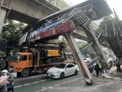 Sopir Truk Crane Akui Sibuk Lihat Maps hingga Tabrak JPO Tendean