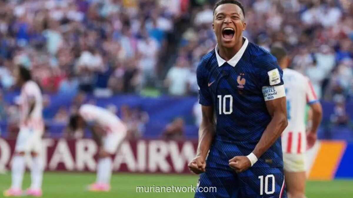 Kylian Mbappe Ukir Lima Rekor Baru Usai Bawa Prancis ke Semifinal Piala Dunia 2026