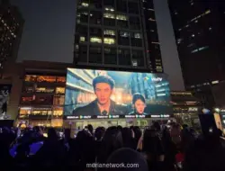 Drama China Tayang Perdana di Layar LED Raksasa Bundaran HI, Penggemar Heboh