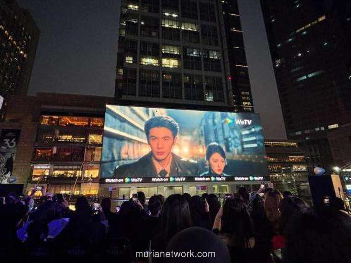 Drama China Tayang Perdana di Layar LED Raksasa Bundaran HI, Penggemar Heboh