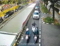 Perbaikan Jalan di Kebon Sirih Picu Kemacetan Pagi Ini