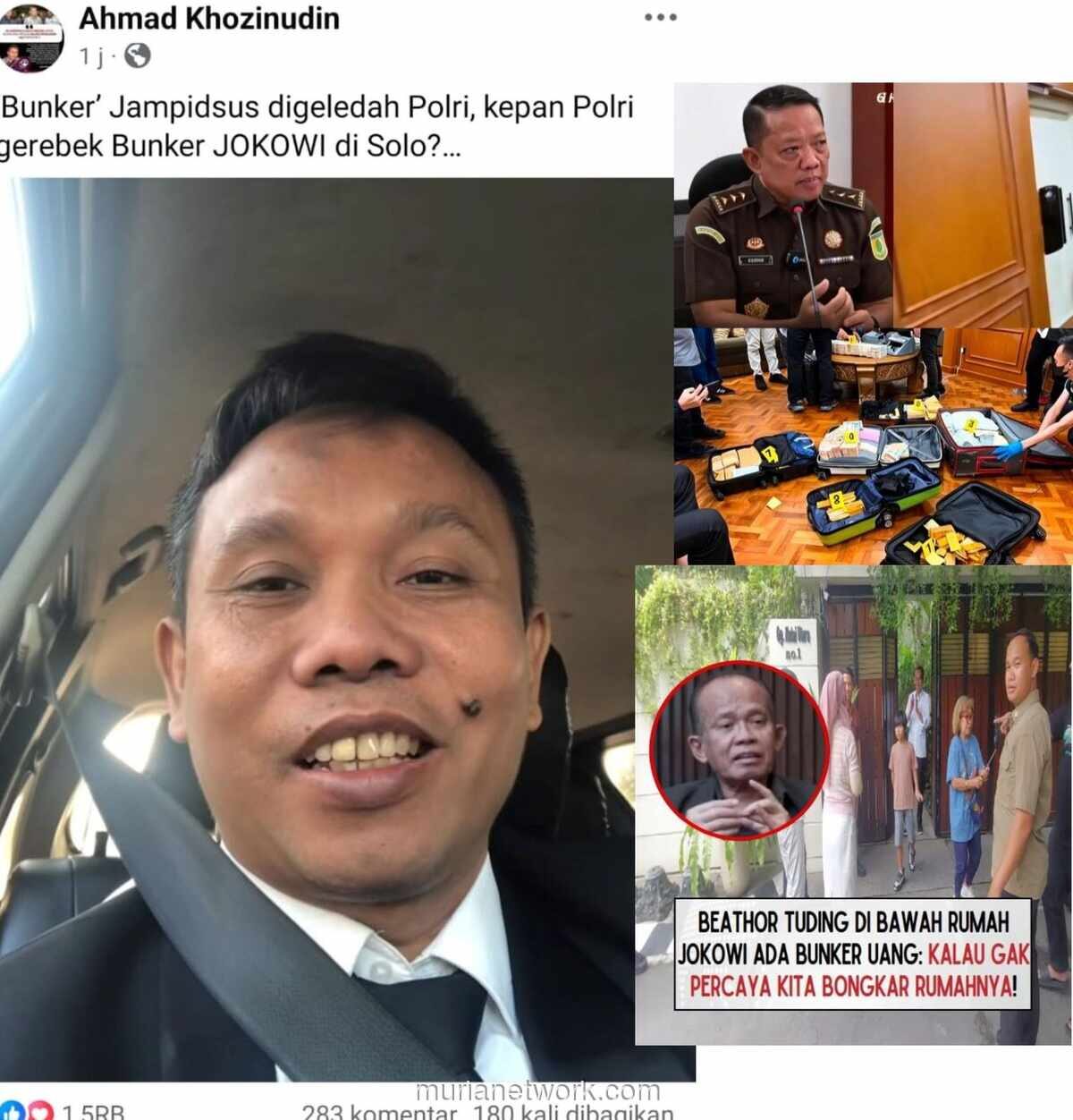Video Viral Ajak Bongkar Bunker Jokowi, Polri Diminta Bertindak