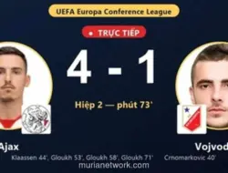 Hat-trick Oscar Gloukh Bawa Ajax Hancurkan Vojvodina 4-1