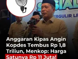 Menkop Buka Suara soal Isu Kipas Angin Rp1,8 Triliun untuk Kopdes Merah Putih