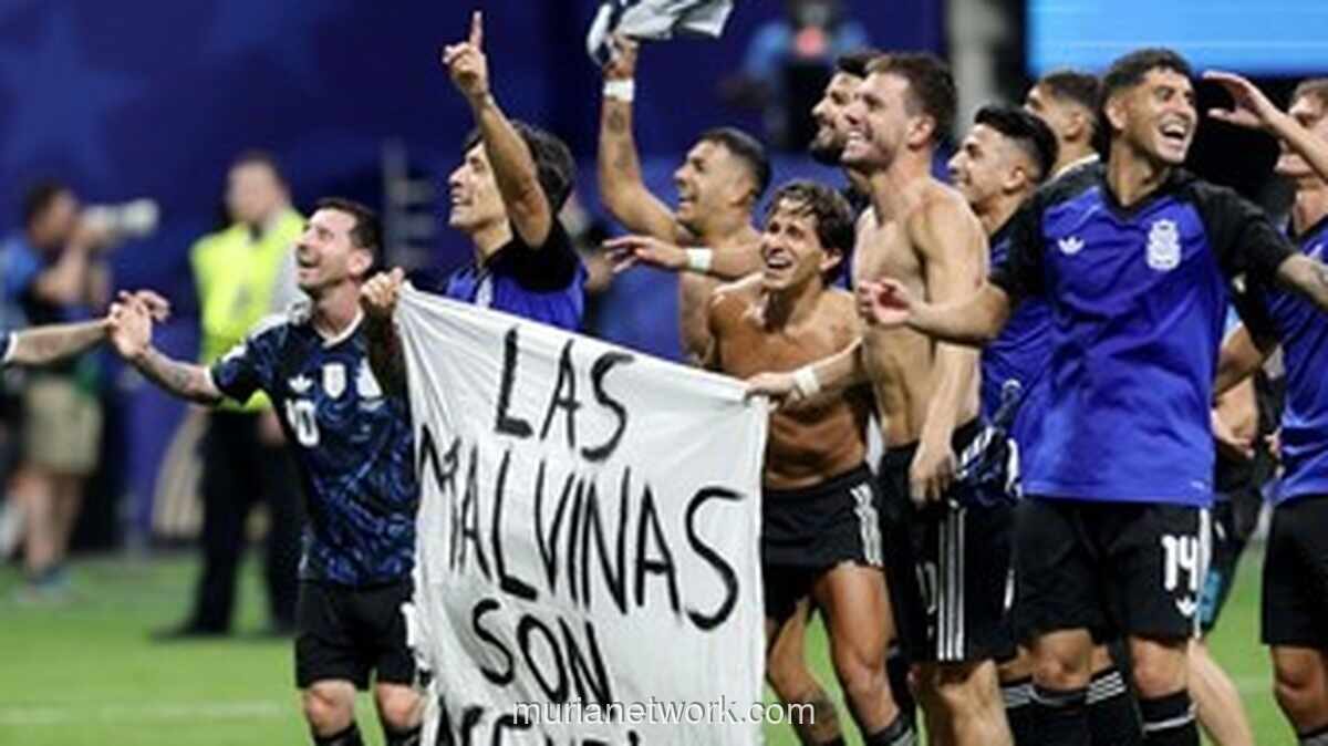 Argentina Terancam Sanksi FIFA Usai Pemain Bentangkan Spanduk Kepulauan Falkland