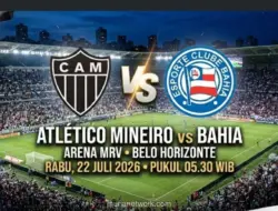 Atletico Mineiro Gagal Menang di Kandang, Ditahan Imbang Bahia 1-1