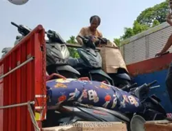 Polisi Gagalkan Penyelundupan 12 Motor Curian ke Sumatera, Disamarkan dengan Perabotan Rumah Tangga