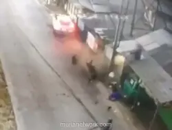 Ayah dan Anak Tewas Ditabrak Mobil di Cilegon, Korban Terpental hingga Atap Rumah