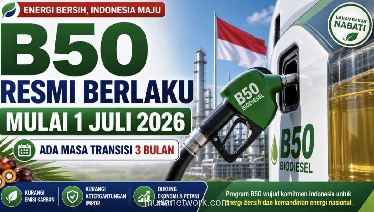 B50 Resmi Berlaku, Pemerintah Beri Masa Transisi Tiga Bulan