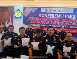 Bea Cukai Amankan 7.855 Ton Narkoba Sepanjang 2026
