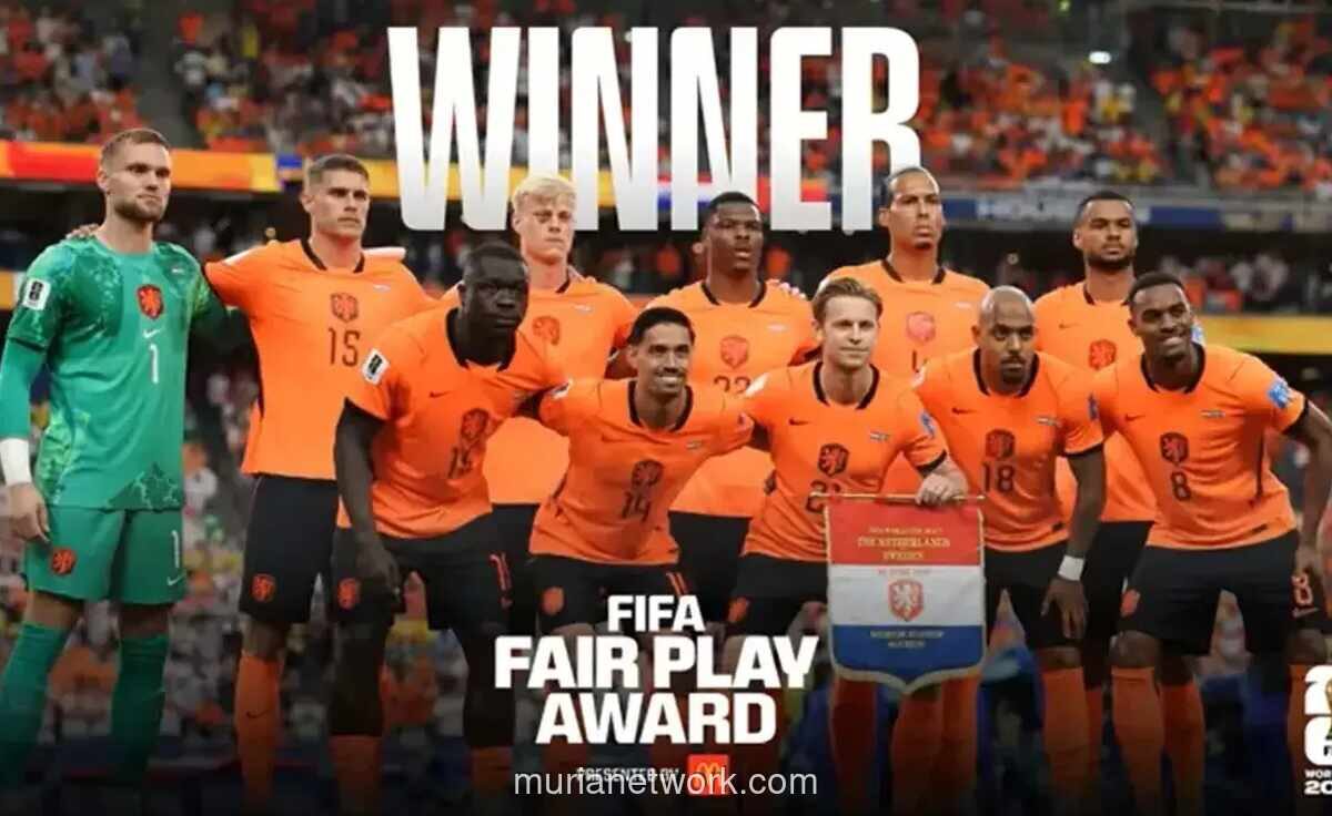 Belanda Raih Penghargaan Fair Play FIFA untuk Pertama Kalinya