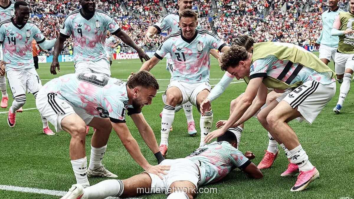 Belgia Bangkit dari Ketertinggalan Dua Gol, Kalahkan Senegal 3-2 di Perpanjangan Waktu