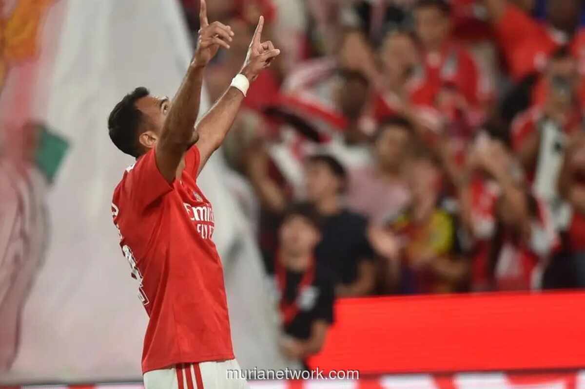 Pavlidis Cetak Empat Gol, Benfica Hajar St. Gallen 5-0