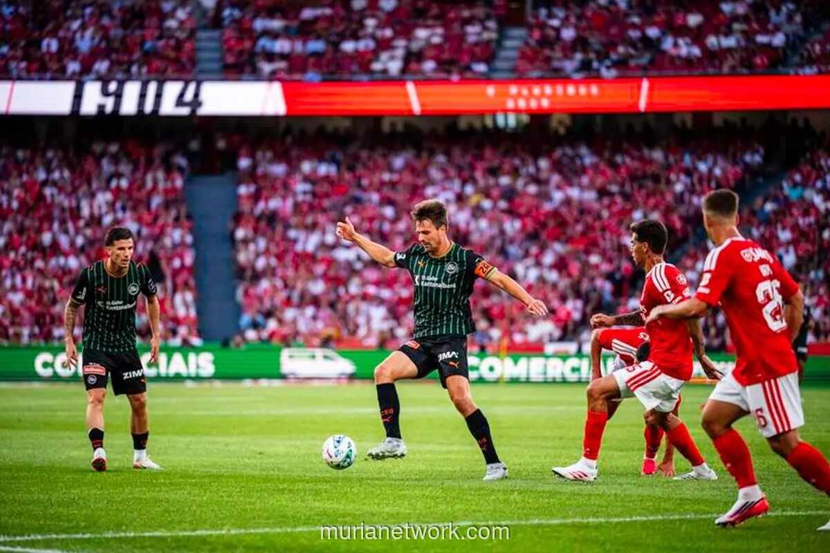 Pavlidis Cetak Empat Gol, Benfica Hancurkan St. Gallen 5-0