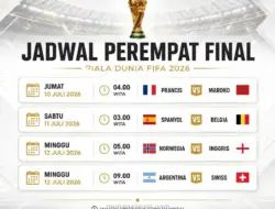 Perempat Final Piala Dunia 2026 Dimulai: Prancis vs Maroko Jadi Laga Pembuka