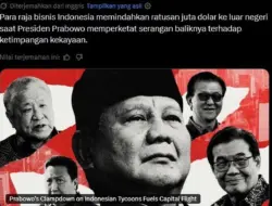 Konglomerat Indonesia Pindahkan Dana ke Luar Negeri, Respons terhadap Tekanan Pemerintahan Prabowo
