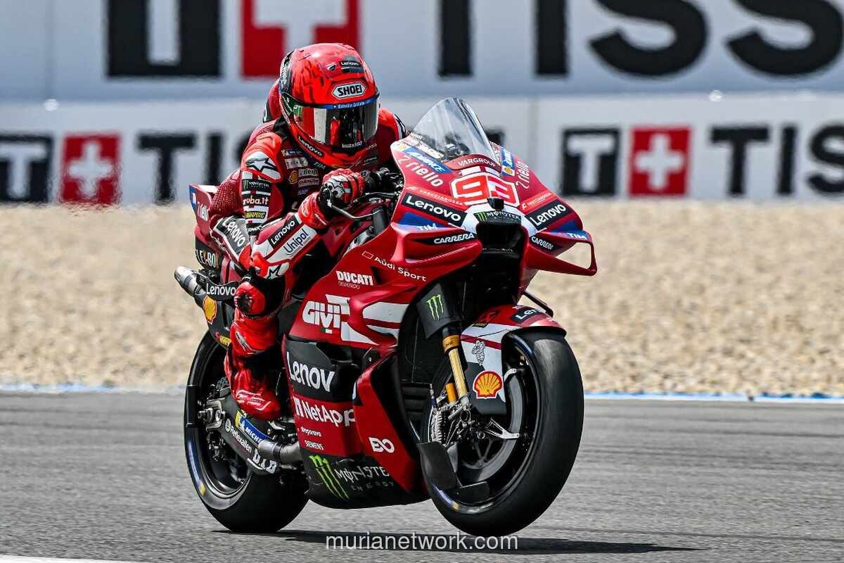 Bos Ducati Kagumi Semangat Marc Marquez Meski Finis Ketujuh di MotoGP Belanda