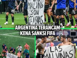 Argentina Terancam Sanksi FIFA Usai Pemain Kibarkan Spanduk Klaim Malvinas