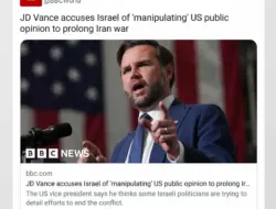 Vance Tuding Pejabat Israel Danai Kampanye Rahasia untuk Perpanjang Perang dengan Iran