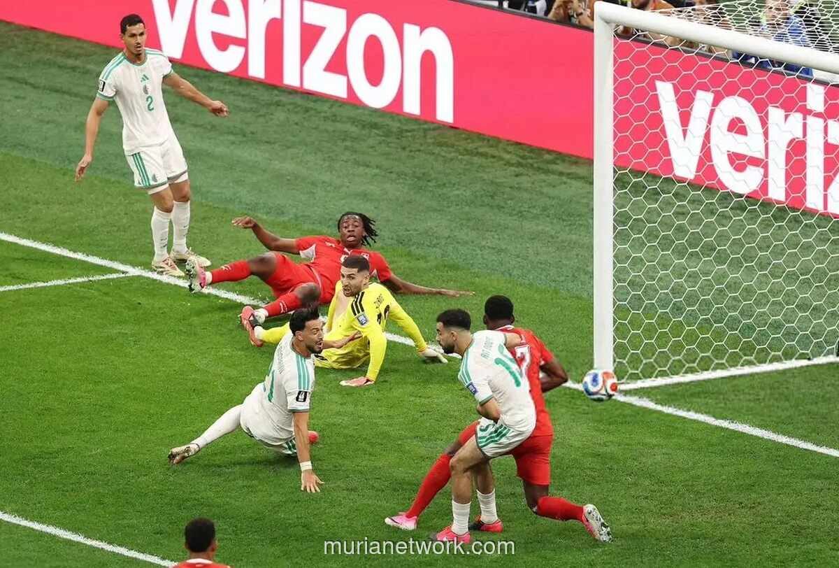 Gol Embolo Bawa Swiss Ungguli Aljazair di Babak Gugur Piala Dunia 2026